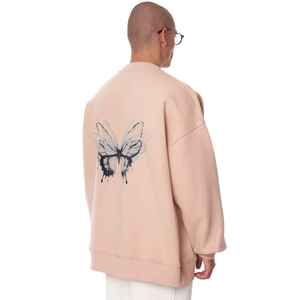 Sweat-shirt surdimensionné pour homme OEM ODM, molleton lourd 400 g/m², logo personnalisé, streetwear, tenue décontractée - Product Image 1