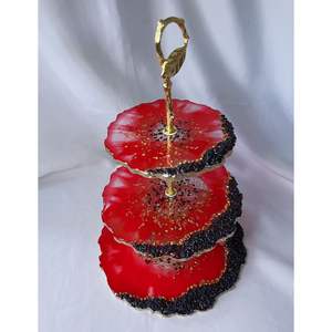 Handmade Resin <b>Cake</b> Stand for Dining Table Decor Premium <b>Cake</b> <b>Decorating</b> <b>Supplies</b> - Product Image 1