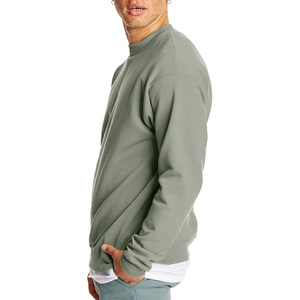 Bulk Supply Men <b>Plain</b> Pullover Premium Cotton Blend Crewneck <b>Sweatshirt</b> for Daily Wear - Product Image 6