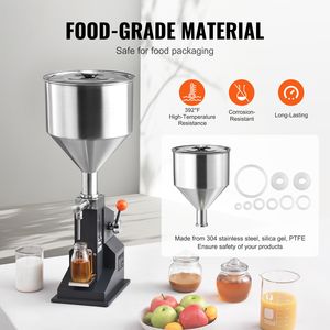 Macchina Riempitrice Regolabile in Acciaio Inox da 50ml per Riempimento Manuale di Liquidi e Paste - Product Image 5