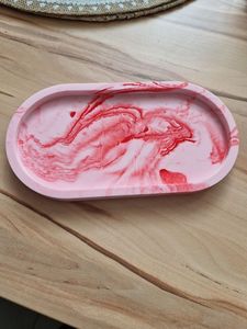 Resin Tray Handmade Resin Tray <b>Epoxy</b> Resin Tray Decorative Resin Tray Serving Resin Tray - Product Image 5