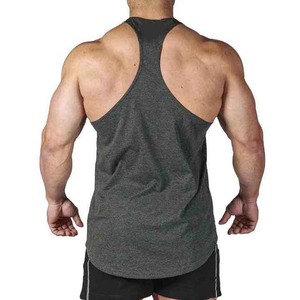 Camiseta sin mangas verde para hombre, cuello redondo, color sólido, tejido de punto, informal, 100% algodón - Product Image 6