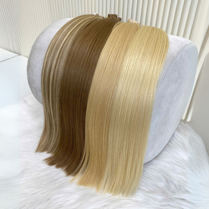 Double Drawn Tape In <b>Hair</b> Extensions Wholesale Raw Cuticle Aligned Unprocessed Virgin Human <b>Hair</b> - Product Image 2