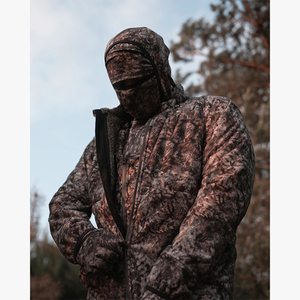 Veste de chasse camouflage coupe-vent sur mesure de haute qualité, style tendance, fermeture éclair, design imprimé, softshell léger, hiver - Product Image 3