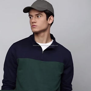 Wholesale Heavyweight No Drawstring Pullover sweatshirt Custom Digital Print logo French Terry Cotton Men sweatshirts for Men - Product Image 4