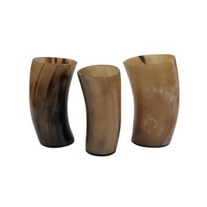 Verre à boire artisanal en corne naturelle |   Gobelet écologique en corne de buffle, verre artisanal de qualité supérieure en corne de buffle pour jus et eau - Product Image 5