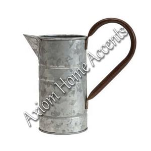 Axiom Home Accents Arrosoir décoratif en argent fabriqué à la main Design moderne en métal pour l'intérieur et le jardin - Product Image 3