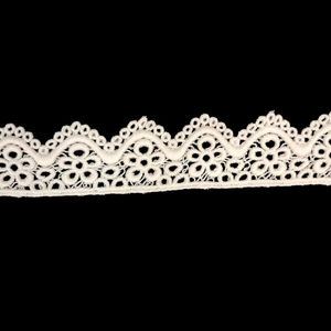 Encaje GPO Blanco de Alta Calidad Premium – Cinta de Encaje Bordado Floral de Guipur para Saris, Kurtis, Manualidades y Decoración del Hogar - Product Image 3