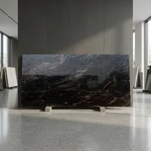 Top Selling River Brown Granite Natural <b>Stone</b> Slabs with Polished Finish for Kitchen Countertops Flooring Walls and Modern - Product Image 2