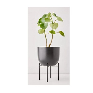 Exclusive Eco-Friendly Durable Metal Flower Planter <b>Stand</b> Gold Powder Coated Finish for Home Garden Floor Decor Customizable - Product Image 2