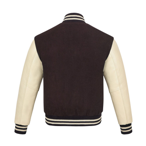Wholesale Custom Men Varsity <b>Jacket</b> Plus Size Bomber and Casual Wear Baseball <b>Leather</b> Sleeves Hot Selling Design <b>Jacket</b> For Men - Product Image 3