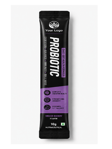 Sachets de poudre probiotique naturelle pour la santé, durée de conservation 1 mois, emballage individuel en stick, dose pratique, personnalisable - Product Image 1