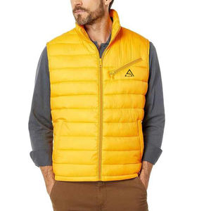 Fabricant de vestes imperméables coupe-vent pour hommes, gilet matelassé léger et chaud pour l'extérieur, vêtements d'extérieur décontractés pour l'automne - Product Image 1
