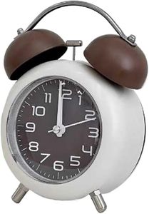 Reloj Despertador Clásico Moderno de Lujo |   Reloj de Mesa Analógico Silencioso sin Tictac con Alarma Fuerte, Luz Nocturna, Esfera Luminosa, para Oficina - Product Image 2