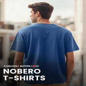 T-shirt de haute qualité 240 GSM, couleur unie, logo personnalisé, 100 % coton pur, épais, pour homme, coupe épaules tombantes - Product Image 3