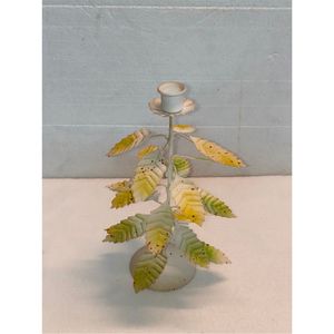 Metal <b>Leaf</b> Taper Candle Holder Autumn Tree Design Decorative Tabletop Candlestick Wholesaler Wedding Home Decor Candle Stand - Product Image 1
