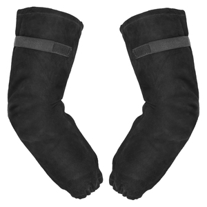 Mangas de trabajo de cuero de alta calidad para soldar, resistentes al calor y a las llamas, protección para brazos, para trabajos en chimeneas, para soldadores - Product Image 1