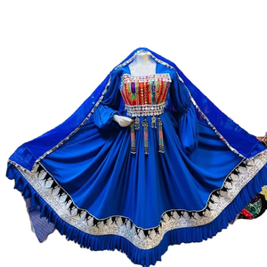 Robes traditionnelles afghanes vintage de haute qualité, tissu de haute qualité, velours/soie, grandes tailles, faible MOQ. - Product Image 1