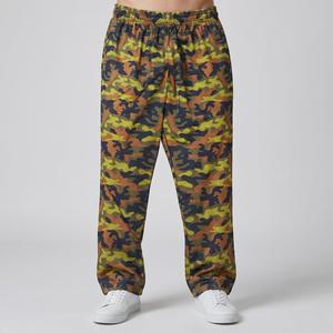 New Design High Quality Custom Designs All Over Printed Polyester Mesh Double Layer Sweatpants Unisex Custom Logo Sweatpants - Product Image 1
