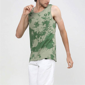 Camiseta sin Mangas de Hombre de Alta Calidad, Tejida, Transpirable, de Color Liso, Corte Holgado, para Entrenamiento Físico, Casual, Hogar y Calle - Product Image 4
