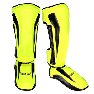 Wholesale Professional Kickboxing Shin Guards Customize Design/logo <b>Boxing</b> Shin Pad Premium Quality MMA Leg Protector Shin Pads - Product Image 1