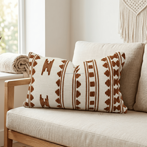 Designer Kilim Long Plush Pillowcase 12x20 Home Decor Removable Handmade Bohemian Style Geometric Pattern Kilim Pillow Covers - Product Image 1