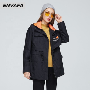 Chaqueta Cortavientos Personalizada con Logotipo, Chaqueta Cortavientos Impermeable Popular en el Oeste, Chaqueta Nueva de Moda Casual para Mujer de Primavera - Product Image 3