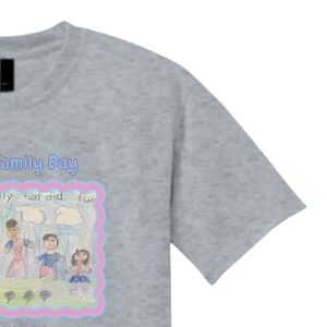 T-shirt Jack and Jill Grey Family Day 2025 pour hommes et femmes, assorti pour réunion de famille, décontracté, confortable, en coton, vêtements pour événements - Product Image 5