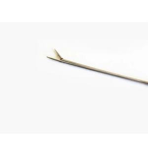 Pinces micro-alligator auriculaires de 3,5 po avec manche doré, mâchoires dentelées de 1,45 mm, instruments chirurgicaux ORL pour sinus, à commande manuelle - Product Image 2