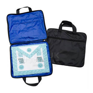 Delantales de masonería de cuero hechos a mano, bordados, ajustables, ceremoniales, sofisticados, de calidad, con broche de seguridad personalizado, lavables, clásicos - Product Image 6