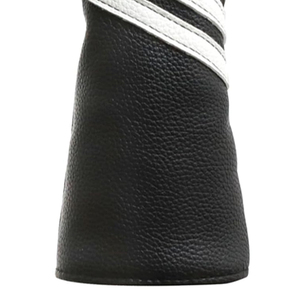 Housse de protection pour tête de club de golf en spandex noir respirant avec fermeture auto-agrippante, durable, couleur unie, impression numérique - Product Image 4