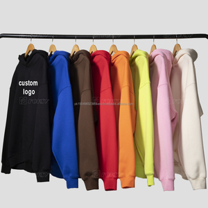 Sweats à capuche surdimensionnés avec logo pour hommes Sweats à capuche surdimensionnés personnalisés unisexes à capuche épais et surdimensionnés - Product Image 4