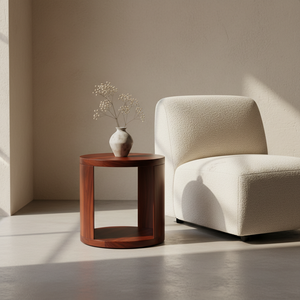 Table basse moderne en bois d'hévéa vietnamien, placage chêne MDF, durable, légère, décorative, pour salon - Product Image 2