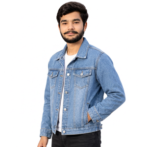 Vestes en jean personnalisées avec logo, étiquette privée, vestes en denim personnalisées pour les marques de mode, denim en coton, livraison rapide - Product Image 2
