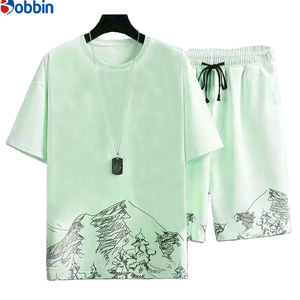 Nueva Colección de Verano, Conjunto Deportivo Informal Personalizado para Hombre, Talla Grande, Estampado, Transpirable, Cómodo, Unisex - Product Image 3