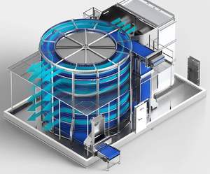 Congeladores en espiral industriales IQF para MARISCOS | Verduras | Congelación de carne: 200 kg a 6000 Kg Capacidad: SS Engineers - Product Image 4