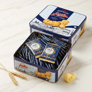 คุกกี้เนยพรีเมียม 230 กรัม รสหวาน บรรจุกล่องเหล็กสีน้ำเงิน บิสกิตจากซัพพลายเออร์เวียดนาม - Product Image 5