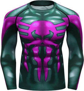 Best Selling Unisex Long Sleeve Rash Guard with Removable Sleeves Color Options Swimsuit BJj Rashguard - Product Image 1