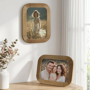 Ornate Resin Photo <b>Frame</b> Oval Shape Tabletop Vertical Display Gray Decorative <b>Picture</b> <b>Frame</b> - Product Image 3