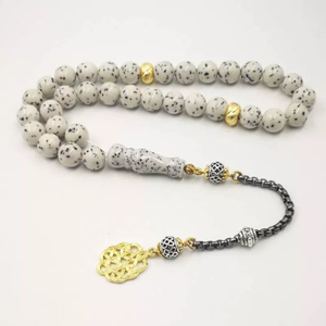 Tasbih élégant en résine, chapelet islamique, perles de prière musulmanes, accessoire religieux fait main, décoration intérieure, Dhikr quotidien, Ramadan - Product Image 6