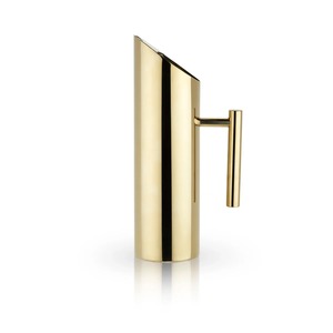 Premium Gold Mirror Finished Pitcher Elegant Jug Suitable For <b>Beer</b> Serving And Modern <b>Table</b> Presentation Handcrafted From India - Product Image 5