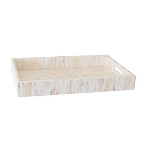 Plateau de service de luxe en nacre, fait main, incrusté de coquillages, plateau décoratif pour la maison, l'hôtel, le restaurant, pour le service et les cadeaux - Product Image 2