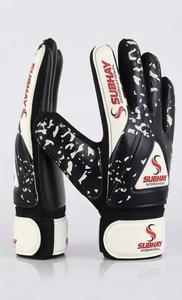 Soccer Football Goalkeeper Gloves Full Finger PU Leather <b>Hook</b> And Loop Closure Unisex Sports Gear - Product Image 2