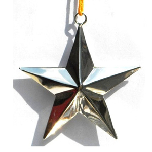 เครื่องประดับตกแต่งคริสต์มาสรูปหัวใจสีทอง ทำจากโลหะ พร้อมลวดลายนูน สำหรับกล่องของขวัญ ซานตาคลอส วันหยุด - Product Image 2