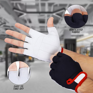 Gants de cyclisme de haute qualité à doigts courts, en tissu respirant et doux, absorbant les chocs, pour la gym et les activités de plein air - Product Image 4