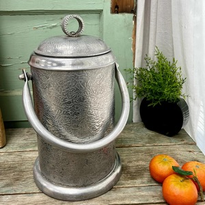 Cubo de hielo clásico de plata martillada para eventos, bodas, hoteles, clubes, bares domésticos, para enfriar bebidas y hielo, de la India - Product Image 5