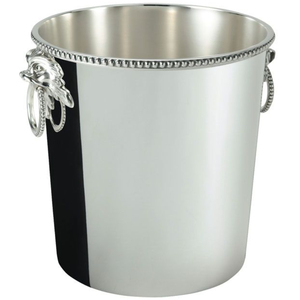 Seau à glace en acier inoxydable martelé fait main, style classique, pour refroidir le vin, bac à boissons pour fête, 12L, portable, facile à nettoyer - Product Image 4