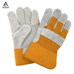 Gants de travail AIFRAN en cuir de vachette pleine fleur, robustes, pour ébénistes canadiens, réfléchissants, résistants aux coupures, antidérapants, pour la soudure, vente en gros - Product Image 3
