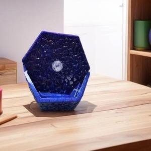 Caja de Joyería de Resina Floral Hecha a Mano de Lujo, Organizador Decorativo para Guardar Objetos Pequeños, Estuche de Regalo de Resina Personalizado - Product Image 3