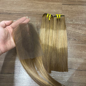 Mejor Combo Tres Tonos Color Humano Vietnamita Color Natural Precio de Fábrica Extensiones de Cabello Hueso Cabello Liso - Product Image 2